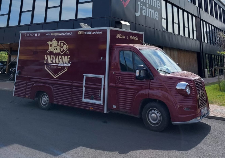 Le camion vu de côté